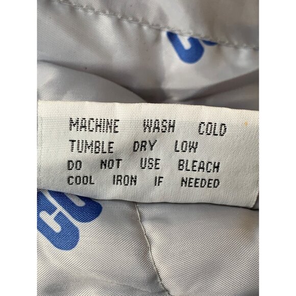 VTG Dallas Cowboys NFL Triple Goose Jacket L Blue Mens Winter Puffer Coat 8977 - Picture 7 of 13